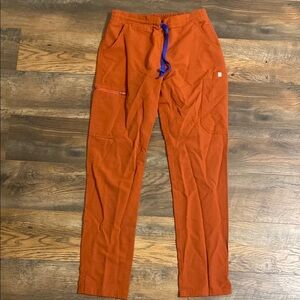Figs Skinny Scrub Pants Womens - Burnt Orange XS